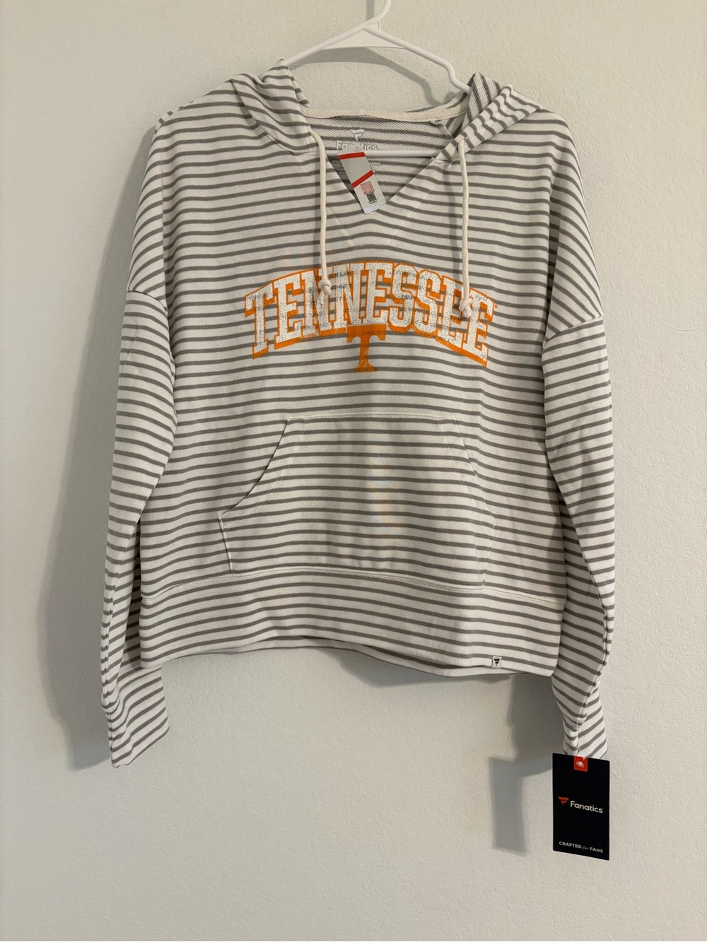 Fanatics Sporty Preppy Tennessee Sport French Terry Hoodie NEW NWT